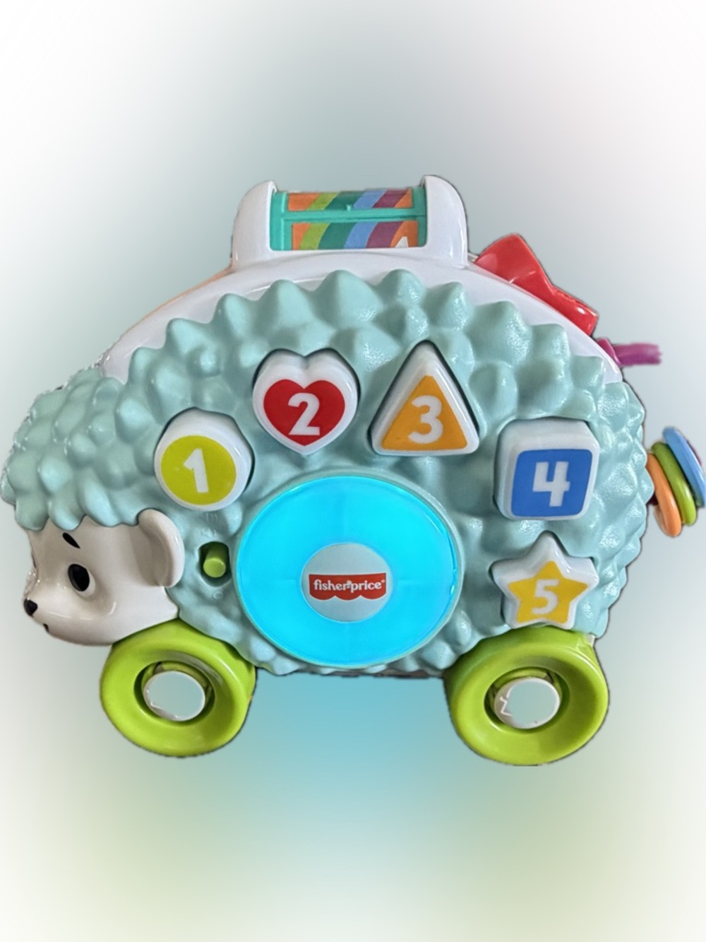 Fisher Price Linkimals Hedgehog Happy Shapes Musical Learning Toy ~ Tested